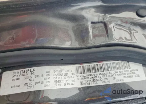 2016 Jeep Cherokee Latitude z USA, uszkodzony, nr VIN 1C4PJMCS5GW166392